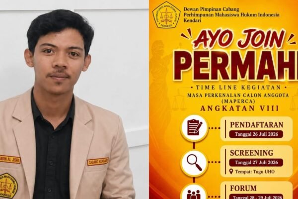 MAPERCA VIII Resmi Dibuka, PERMAHI Kendari Cetak Kader Hukum Kritis dan Progresif